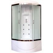 Душевая кабина Royal Bath BK RB 100BK3-WC-CH (белое/матовое)